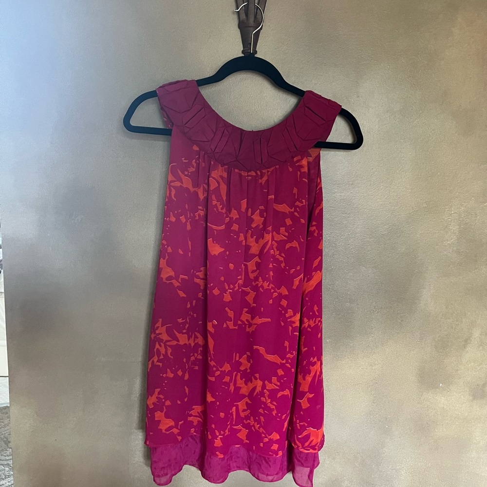 Cabi - Beautiful Hot Pink Cabi blouse with scarf. Excellent condition!